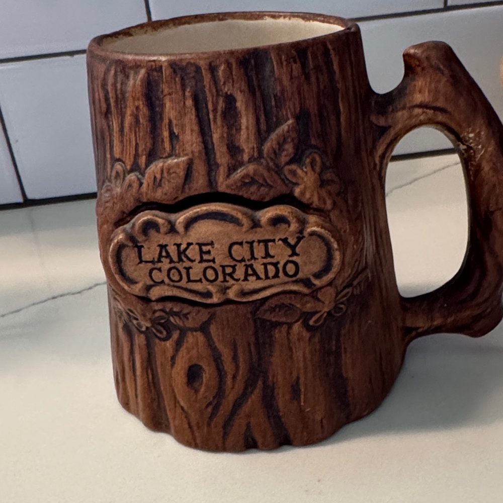 Lake City Colorado Treasure Craft Mug , great vintage condition, see pics